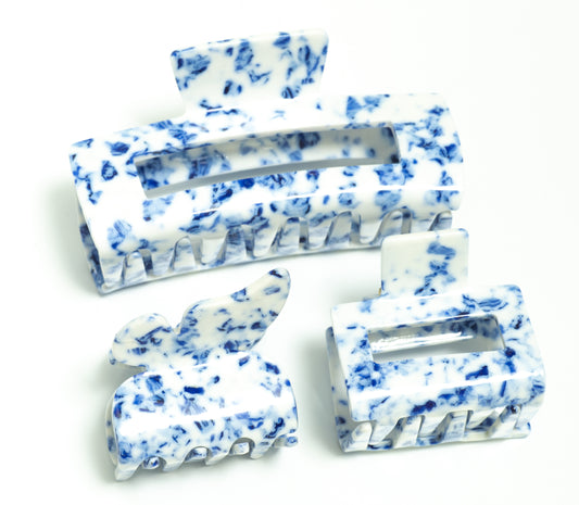 Porcelain Daydream Hair Claw (Sold Individually or as a Combo Pack)